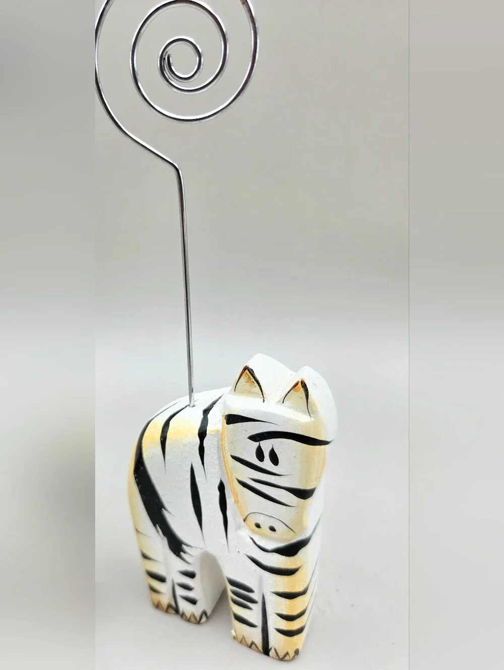 Pier 1 Animal Photo Holder Set of 3, Giraffe, Elephant & Zebra